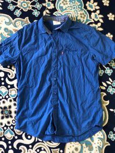 Levi&#39;s Blue Slim Fit Shirt