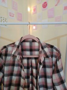 Pink plaid Flannel