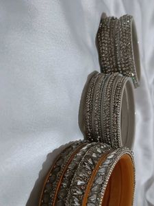 Silver Bangle Set