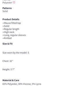 ROADSTER ribbed fitted high neck top🎀