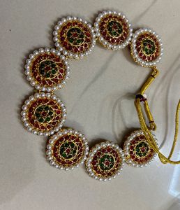 Statement Kundan Necklace &amp; Earring Set