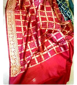 Bandhani Saree_cotton Silk