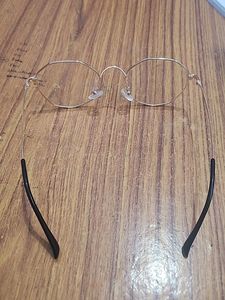 Gold Rim Round Glass Frame