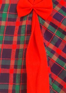 Girls dress multicoloured checks. Age 10-13