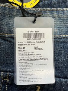 Off Duty Y2k Old School Tinted Wash Baggy Wide Leg