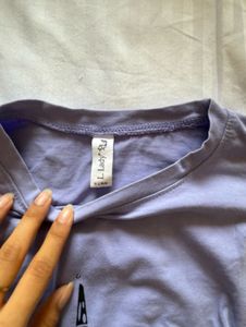 Purple Crop Top