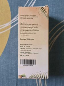 Nari&#39;yal Cream of Coco Body Wash