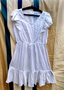 White Korean Dress