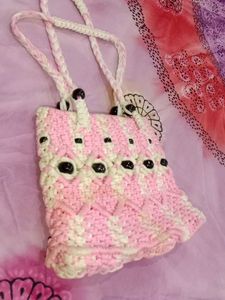 Elegant Crochet Handbag