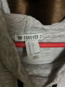 Gray Sleeveless Hoodie