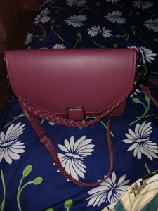 Burgundy Crossbody Bag