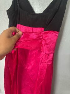 Hot Pink &amp; Black Mini Dress