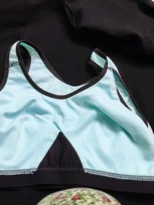 Light Blue Sports Bra