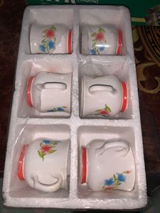 Floral Ceramic Tea Cups