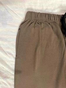 Greyish Brown Winter Joggers