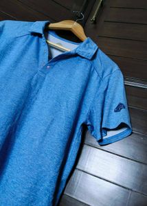 Lukken Men Blue Casual Polo T-shirt