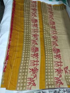 New printed saree with blouse