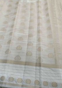 New Off White Wedding Collection Saree