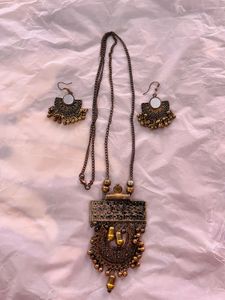 Boho Necklace & Earring Set