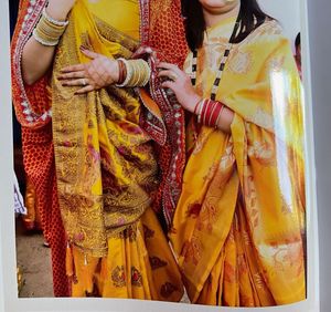 Elegant Yellow Saree