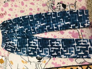 Warm fleece casual lower for 4-7 years girl