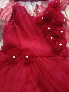 Red Tulle Dress
