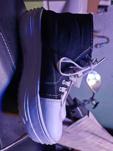 Platform High-Top Sneakers