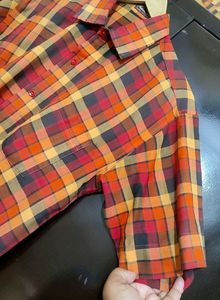 Multi Check Printed Shirt For Boy &amp; Men 40 Chest
