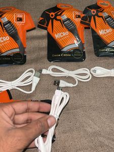 Combo 5 Pcs Micro Data Cable Brand New Unused