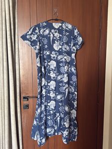 Indigo Floral Maxi Dress