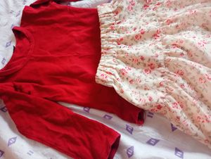 Girls Skirt And Blouse