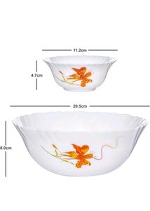 LARAH borosil 7 Pcs Serving Bowl