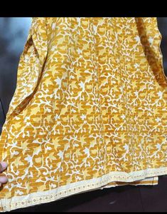 Musturd Printed Kurti For Girl Or Women 42 Bust