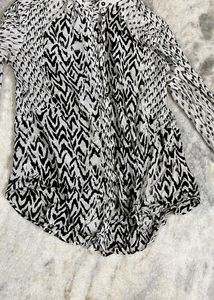 Zara Basic Animal Print Shirt