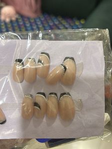 Press On Nails For Women With Glue And Kit