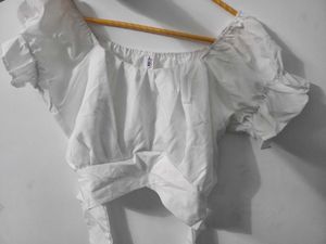 White Crop Top