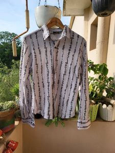 Patterned Long Sleeve Shirt