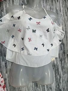 Butterfly Crop Top 💚32