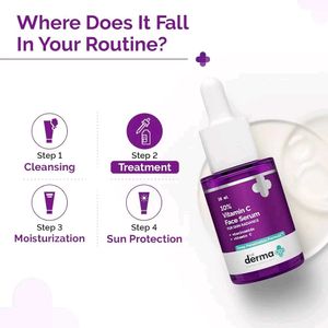 The Derma Co 10% Vitamin C Face Serum with 5% Niac
