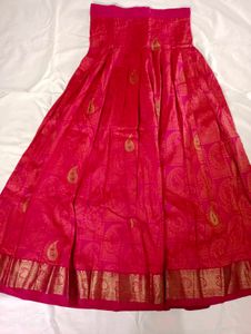 Pure Silk Paavadai Set ( Lehenga)