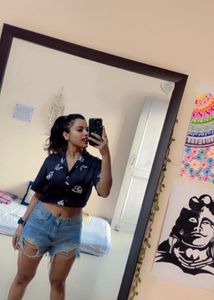 Printed Crop Top