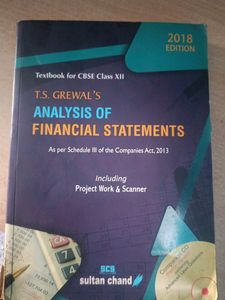Analysis Of Financial Statements Book