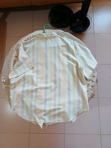 USA made Front open striped shirt