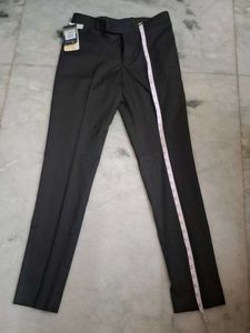 Men's Black Formal Trousers - New