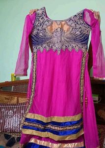 Beautiful Anarkali with Bottom