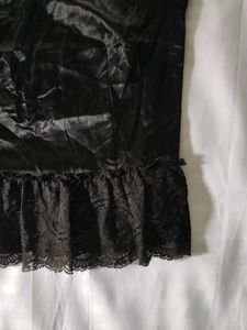 Black Lace Peplum Top Bust 30/32