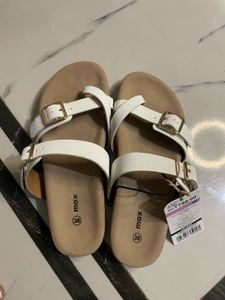Max White Flats &amp; Sandals