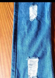 Ripped Wide Leg Jeans