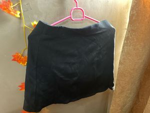 Black Mini Skirt from h&amp;m
