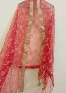♥️ Red Dupatta
